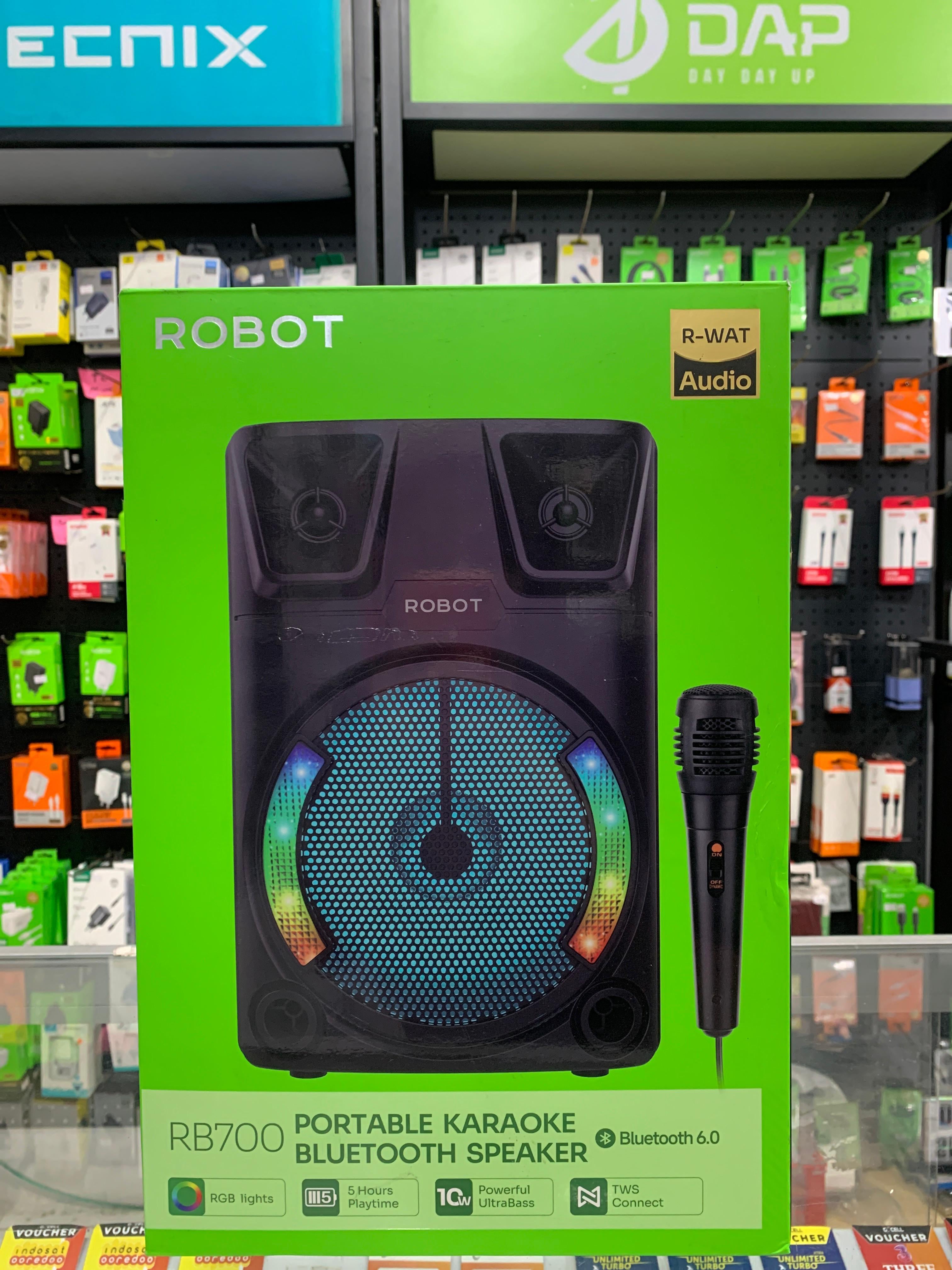 Robot Speaker Karaoke Bluetooth